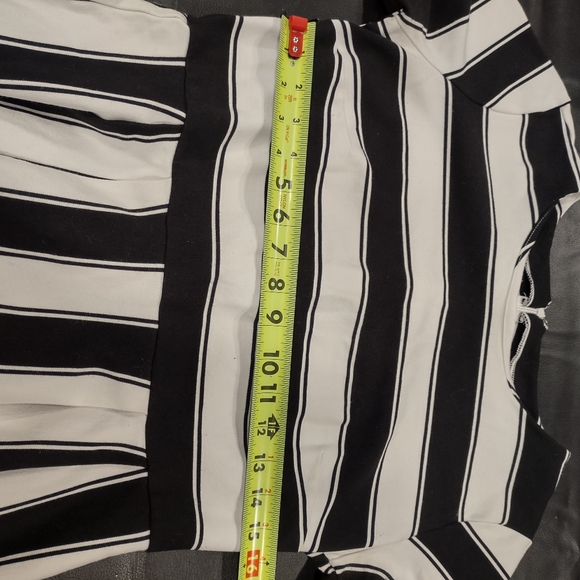 LOFT Black & White Striped Dress - Picture 7 of 7